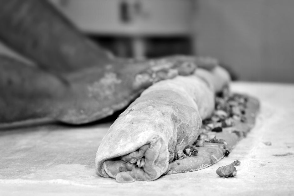 Bratislavský rožok — orechový